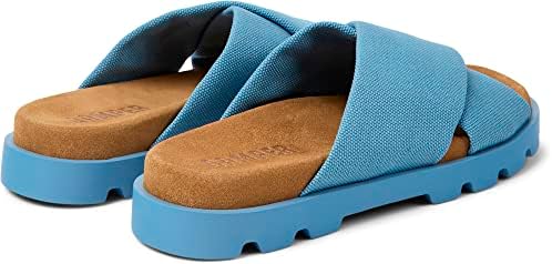 Camper Women's K201322 Brutus Sandal Flat, Medium Blue, 9 | Image 3