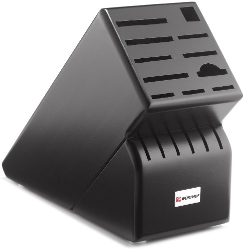 WÜSTHOF 17-Slot Black Knife Storage Block