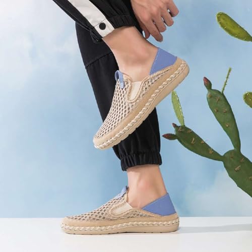 Men's Breathable Loafers Knit Lightweight Driving Shoes Slip-on Casual Walking Shoes for Men2