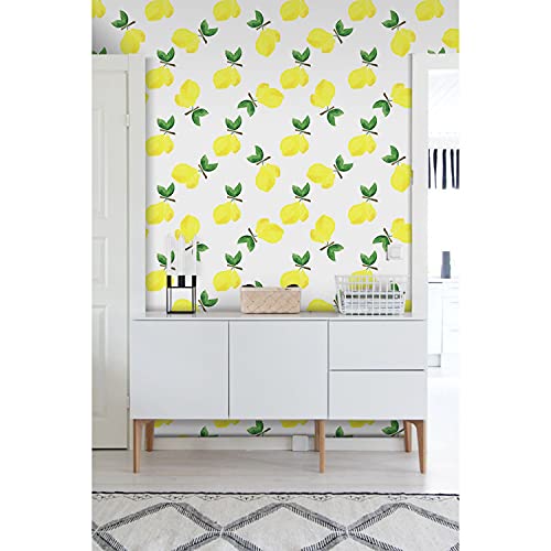 Papier peint fruit citron Coloray pour relooker une cuisine ou une chambre