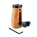 Produktbild NICEYRIG Holzgriff mit NATO-Klemme mit Integrierter Kaltschuhhalterung, Gewindebohrungen Handgriff für DSLR Kamera Cage