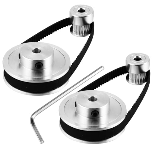 Sturdy Stepper Motor Pulley Set with Timing Belt for 3d Printers