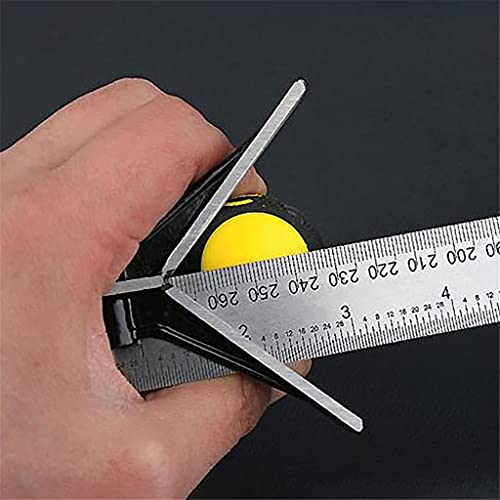 Regla Ajustable 3 en 1 con Transportador 300mm miniatura 2