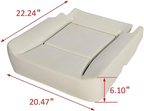 Miniatura 2 de GXARTS Funda de asiento de tela para el lado del conductor y cojín de espuma inferior compatible con Dodge Ram 1500 2500 3500 4500 5500 2006 2007
