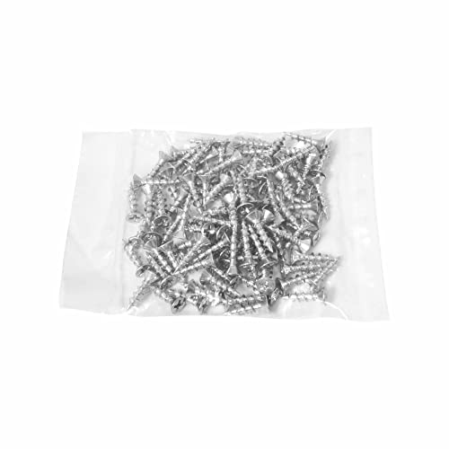 1000 Pack Tornillos de Madera Phillips Cabeza Plana Hilo Profundo #6 x 5/8 con Acabado Zinc, Marca Rok miniatura 2