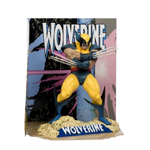 McFarlane Marvel Wolverine 1:10th Scale Collectible with Scene (Wolverine #85) Toys, Multicolor, 7.59 inches - Image 3