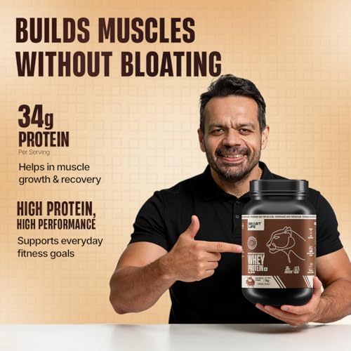 Image of BeastLife Performance Whey Protein Blend | 34g Protein | 5.7g BCAA | 1Kg | Cold Coffee | Muscle Growth & Recovery | Easy to Digest with Ultrasorb Tech | Smooth & Easy to Mix | Contains Whey Protein Concentrate & Yeast Protein