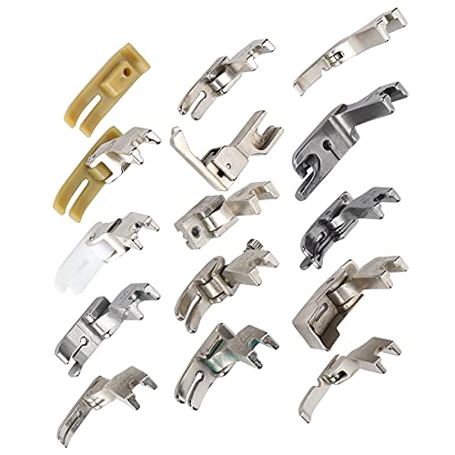 Set 14 Piezas Pies de Máquina de Coser Zerodis Acero miniatura 7