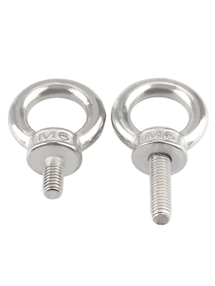 Tornillo Con Argolla 1 pieza M3M4M5M6M8M10M12M14M16M18M20M24 304 perno de ojo de elevación marino de acero inoxidable tornillo anillo orificio de bucle for cuerda de cable Tornillo Con Anilla(M16x25mm
