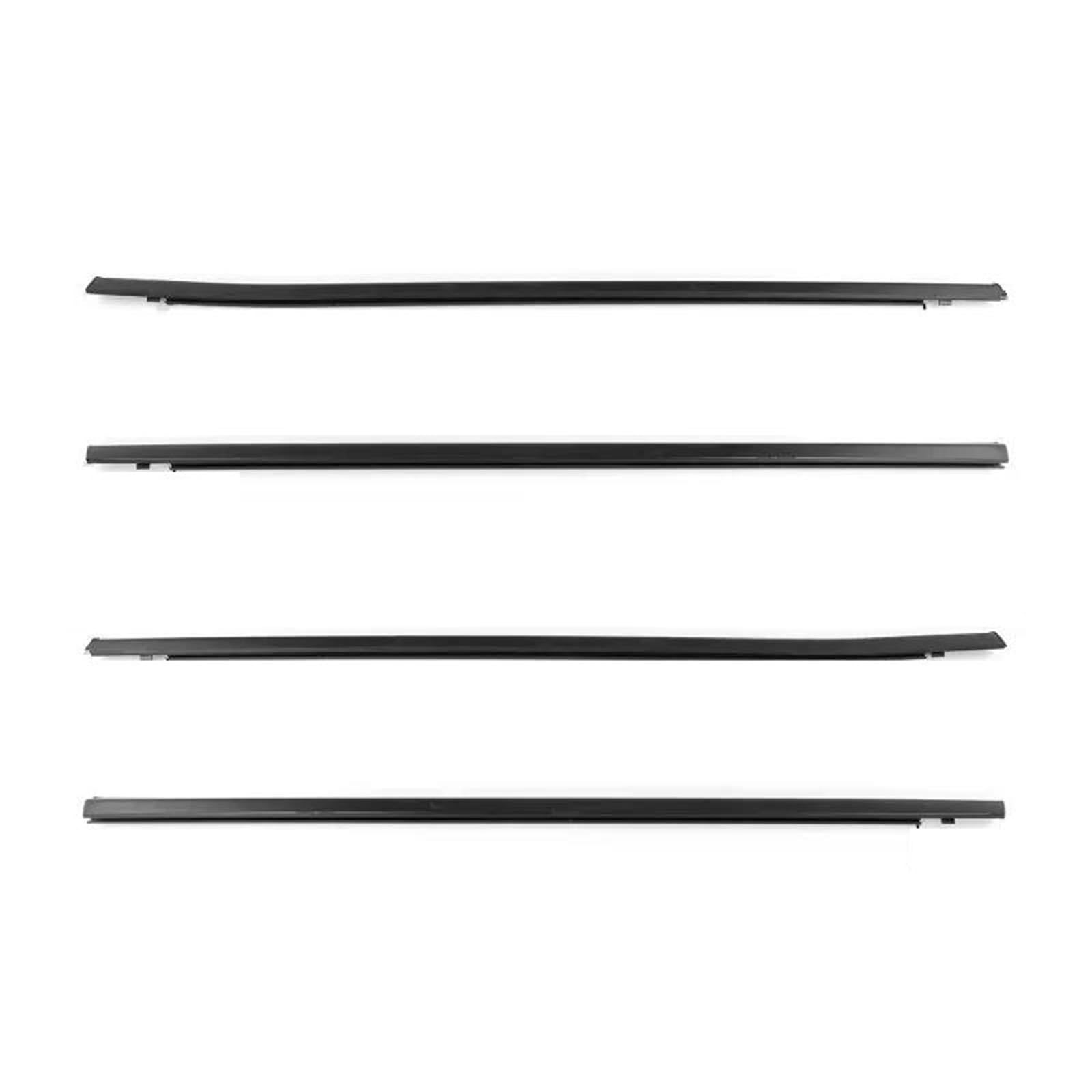 Snwdbh 2016-2019 Car Weatherstrip Window Seal Belt For Civic 2006-2019 Outer Waterproof Glass Moulding Trim Sealing Rubber Exterior Strips Exterior Belt(2016-2019)