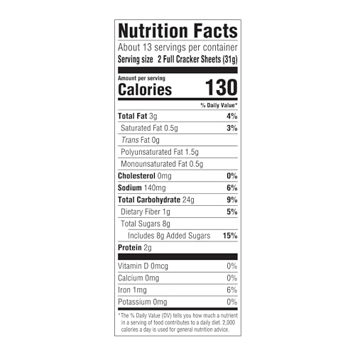 Image of Amazon Saver, Graham Crackers, 14.4 Oz (Pack of 2)