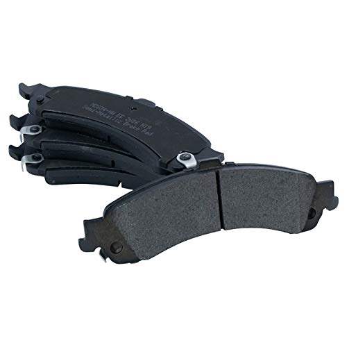 Image of TRQ Performance Rear Performance Brake Pad & Rotor Kit Semi-Metallic Premium G-Coated Compatible with Cadillac Chevrolet GMC