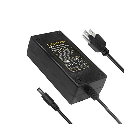 AveyLum Power Supply 24 V 6 A AC/DC Power Adapter Transformer for LED Strip Rope Light Printer Scanner Router Fax TFT LCD Monitor Radio Camera Computer