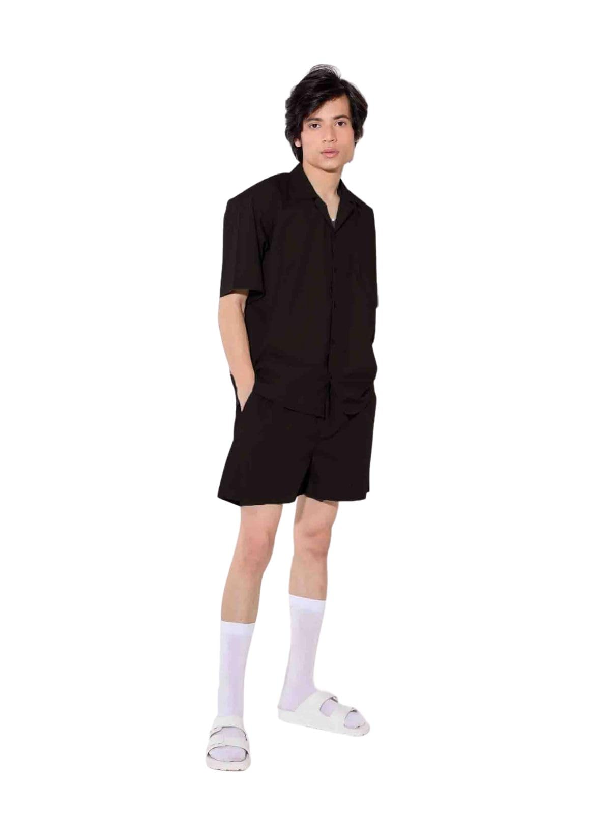 Men Co Ord Set for Men | Men Cord Set | Night Suit for Men | T-Shirt and Shorts Set for Men | Night Dress for Men | Pyjama Set for Men-image-1