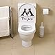 2 Stück Wc Aufkleber, Wc Sticker Ministry Of Magic, Wc Deckel Aufkleber Sticker,Pvc Wasserdicht Aufkleber Toilette Lustig Karikatur, MINISTRY OF MAGIC,Toilette Abnehmbare Diy Aufkleber, Für Badezimmer