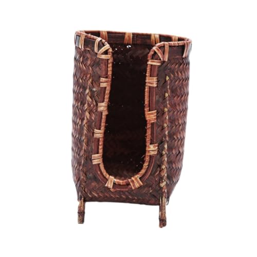 MUCKLILY Tea Cup Storage Rack Practical Retro Tea Accessories for Organized Spaces Natural Material Easy to Use