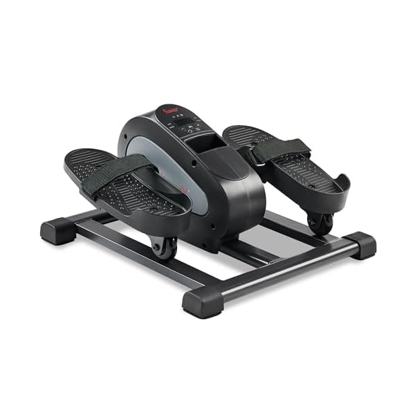 Sunny health fitness smart motorized mini elliptical trainer wremote control indoor under desk pedal exerciser for seniors mobility cardio workout free sunnyfit app bluetooth linksf e324028  urban country home decor