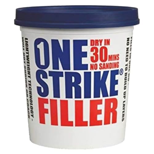 Price comparison product image Everbuild One Strike Multi-Purpose Quick-Drying Filler One-Time Application White 450 ml Tub