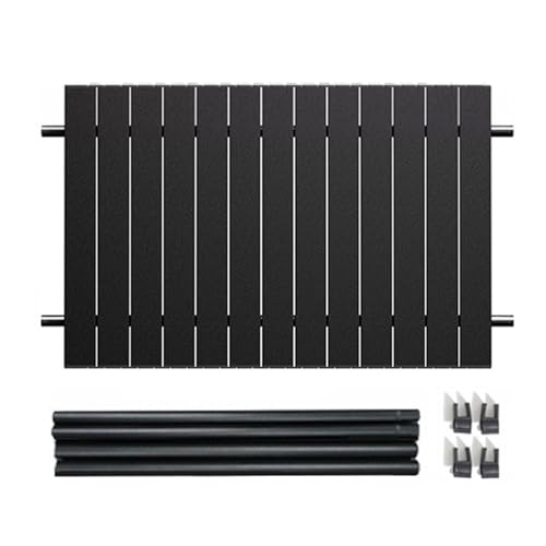 Tavolo pieghevole da campeggio, carrello da giardino, 75 x 55 cm, scrivania portatile in metallo, attacco leggero, design di facile installazione, per picnic all'aperto, cortile, barbecue, viaggi