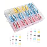 250 StüCk Schrumpfbare LöTverbinder, StoßVerbinder, Waterproof Cable Connector, für Quetschver/StoßVer/Schrumpfverbinder Elektronikindustrie, SchrumpfverhäLtnis 3:1
