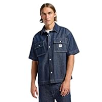 Lee SS Workwear Shirt Camiseta, Lavado del rinso, XXS Hombres