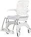 Aquatec Ocean Ergo XL Shower and Commode Chair with Collection Pan, Lid and Pan Support Guide Rail, OCEANERGOXL