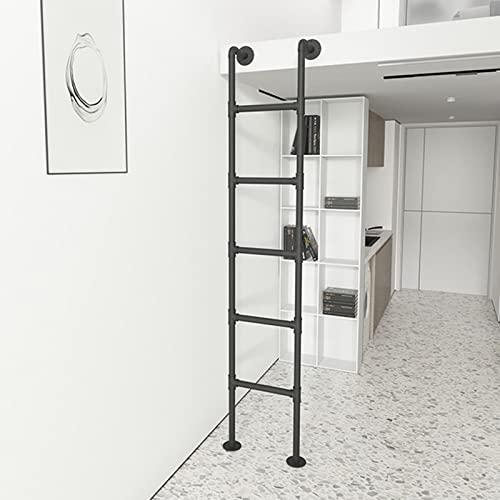 Échelle de lit superposé industrielle vertical de 100 à 170 cm avec marches larges - 8