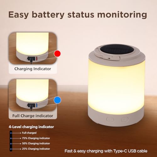 Image of Philips Phoebus 5W Solar Emergency Light | 230 Lumens | 2400mAh Battery | Dual Charging Solar & Type-C | Multi-Color RGB Modes | One-Step Dimming | 5.5H Backup | Portable & Hangable Design | Pack of 1