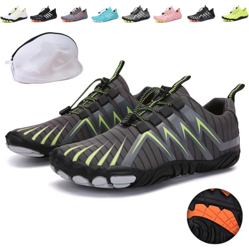 Grounded Footwear Barefoot Shoes for Women Men with Neuropathy - Comfortable Lightweight Non-Slip Hike Shoes, Includes Shoe Laundry Bag