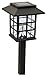 Moonrays 91242 Mission Style Lamp Solar Powered Plastic Path Light, 2 Pack