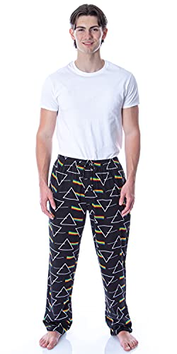 Pink Floyd Pajama Pants Adult Dark Side of the Moon Prism Sleepwear Bottoms Lounge Pants2