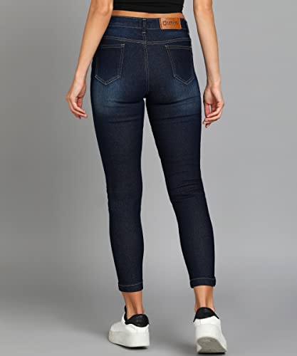 Image of Urbano Fashion Women's Skinny Fit High Rise Jeans