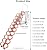 BTURYT Alloy Attic Access Ladder Concertina Loft Ladder Wall Mount Attic Stairspull Down Attic Ladder Narrow Space Folding Telescoping Ladder