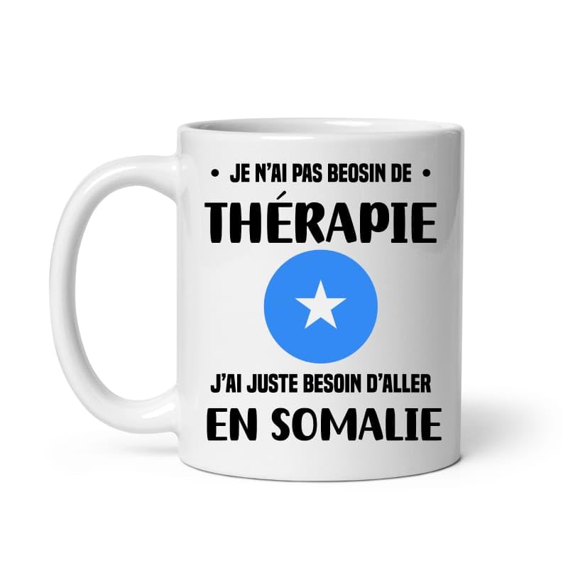 Mug Somalie thérapie vacances départ voyage Tasse Somalie