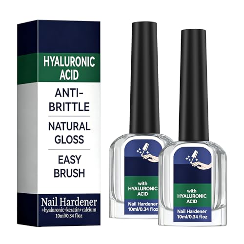 FREEORR Nail Hardener Hyaluronic acid Nail Care for Cracked Cuticles&Dry Nails Improve Nail Gloss Moisturizes Conditions and Strengthens Resilient Cuticle Oil-2 Pcs