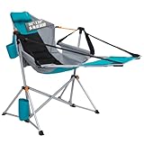 KingCamp ゆらゆらハンモックチェア アウトドア チェア フットレスト付き リクライニング可能 耐荷重205kg 超快適 組み立て簡単 自立式折り畳み椅子 アルミ合金製 収納袋付き 室内外兼用
