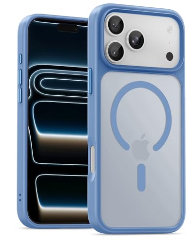 Image of UNBREAKcable For iPhone 17 Pro Case for MagSafe, Full Camera Protection, Built-in Magnetic Ring, Shockproof, Scratch-Resistant, Translucent Matte Mobile Phone Case for iPhone 17 Pro Case 6.3 Inches