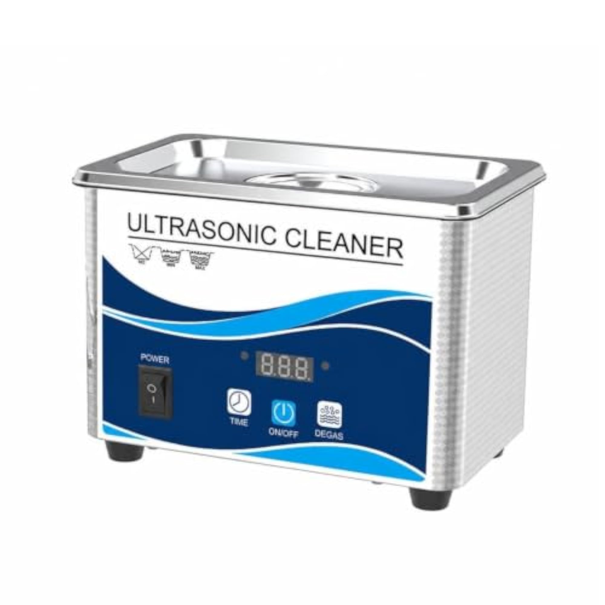 Digital Timer Sonic Jewelry Cleaner for Jewelers and Denture Wearers