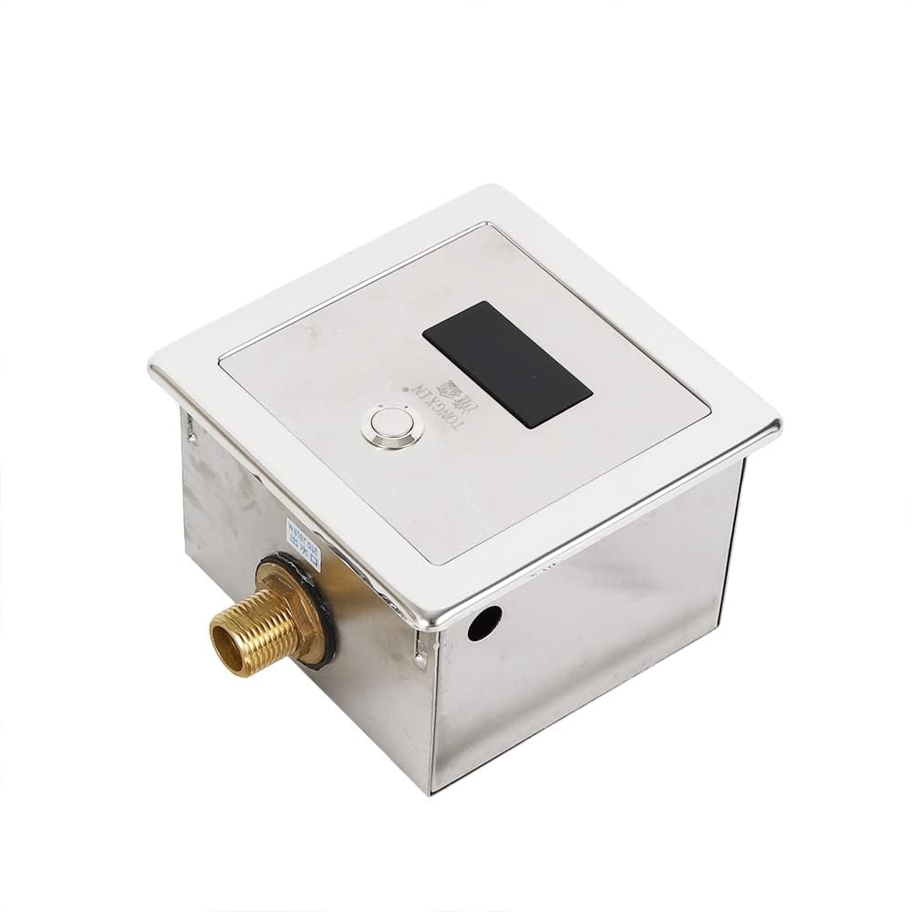 Automatischer Toiletten Ventil, WC-Urinal-Spülventile Vollautomatisches Wandmontage Automatik Sensor Urinal Druckspüler Hause Bad Urinalspüler Spülventil