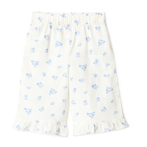 Image of Amazon Essentials x Sofia Grainge Toddlers and Baby Girls' Cotton Linen Wide Leg Pull-on Pant with Ruffles
