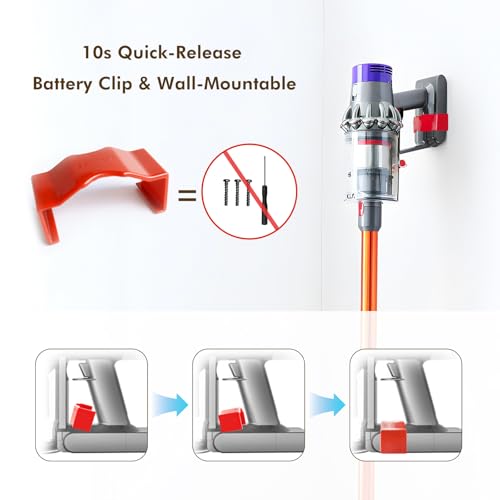 Image of Rated 63Wh V10 Battery for Dyson, 7% More Energy, Fits SV12 | Rated 63Wh stored energy; about 7% above a typical 58.8Wh original battery