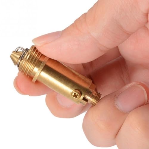 Honseadek Barra de drenaje rebotante, tapón de cobre para fregadero con M8 x 1,25 y para rosca M16 x 1,5, 27,5 mm y 28 mm de longitud para fregaderos de baño modernos (27,5 mm)