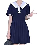 半袖セーラーワンピース Amazon.co.jp: [RUAJNOSA] ワンピース セーラー服 レディース