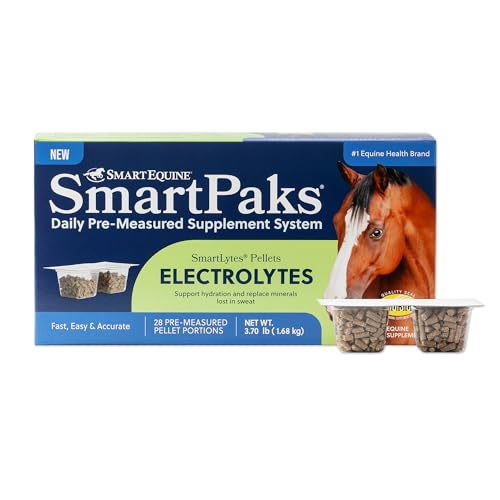 SmartEquine SmartLytes SmartPaks Horse Pellet Electrolyte Supplement | Encourages Hydration,...