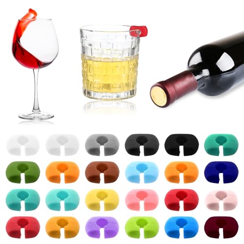 Bremorou 24-teiliges Glasmarkierer-Set