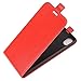 Produktbild BEIJING  PROTECTIVECOVER+ / Compatible with for Wiko Y61 R64 Textur Single Vertical Flip Leder Schutzhülle mit Kartensteckplätzen & Bilderrahmen, Mode Telefon hülle schutzhülle (Color : Rot)