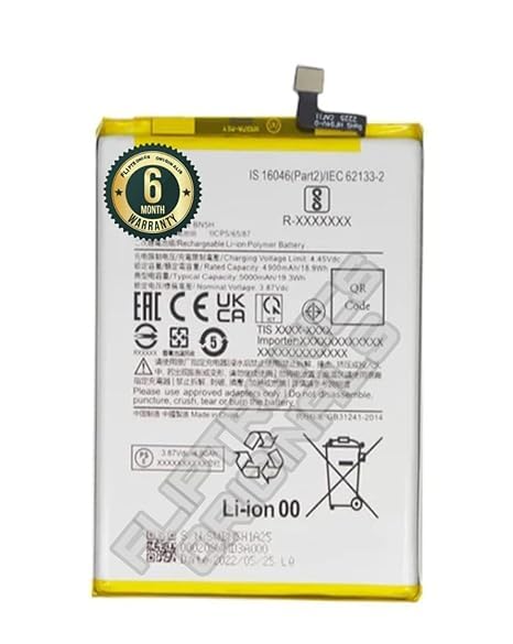 Image of BN5H Battery for Redmi Note 11E / Poco M4 5G (5000mAh) Battery with 6 Month Warranty** (DD128)