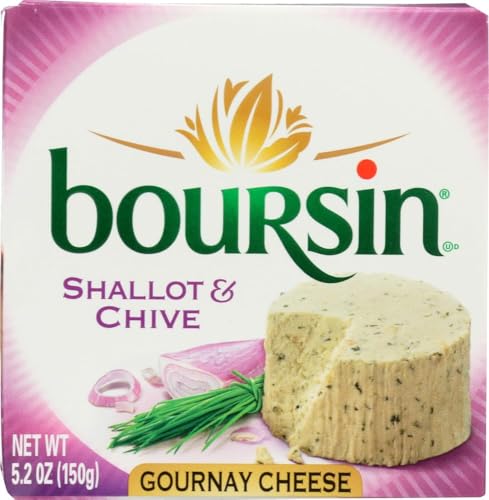 Boursin, Shallot & Chive Gourmet Cheese Spread, 5.3 Ounce