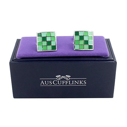 Jade Coral Green Cufflinks | 35th Wedding Anniversary Present | Husband Pressie for Men | Marriage Ceremony Cuff Links2