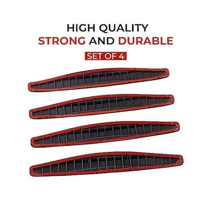 Autokaar Anti Collision Car Corner Bumper Protector Guard with Black Carbon Fiber Design Universal for Tata Nexon/Punch/Tiago/Altroz/Harrier/Safari/Tigor/Indica/Sumo/Hexa/Harrier/Nexon EV - Image 7 thumbnail